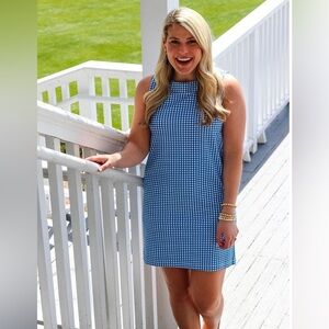 Sailor Sailor UPF Dress blue Check 1X fits 18